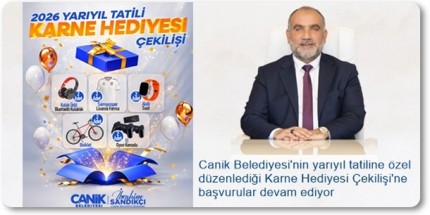 Bu Yıl Da Karne Hediyeleri Canik Belediyesi'nden 
